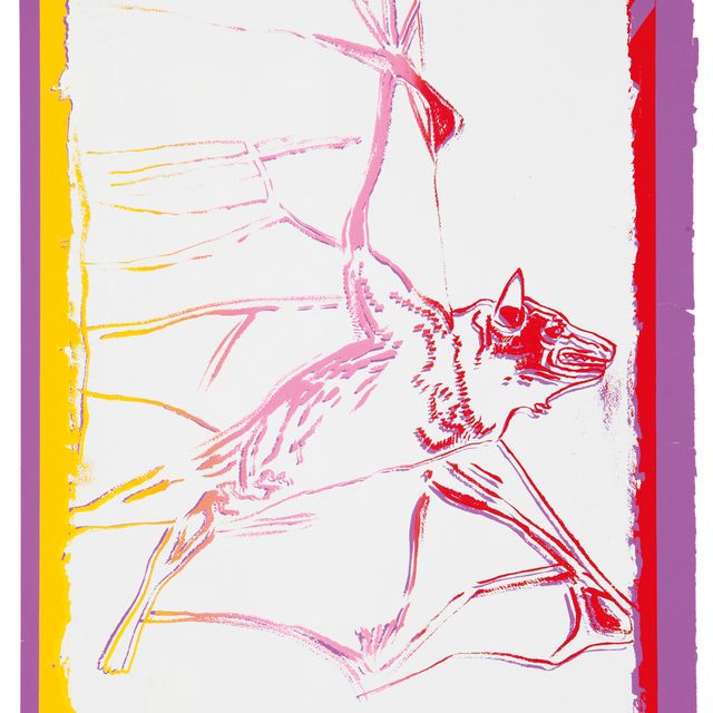 Andy Warhol — Летучие мыши, от исчезающих животных (см. F. & S. III.62)