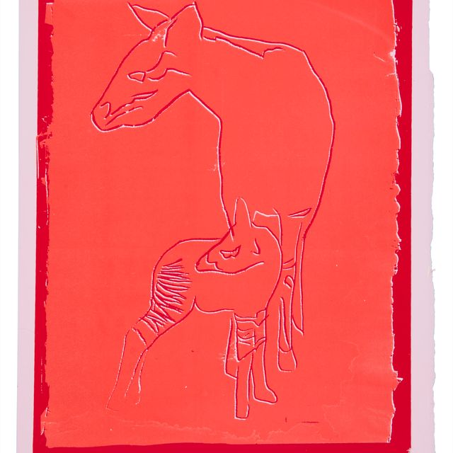 Andy Warhol — Окапи, из "Исчезающих животных" (см. F. & S. III.57)