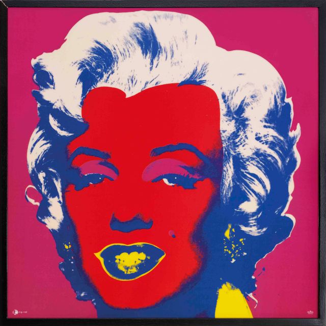 Andy Warhol — Мэрилин: Красно - розовая
