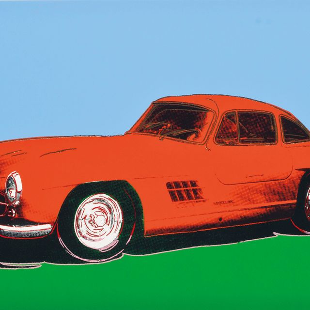 Andy Warhol — Автомобили Mercedes 300 SL Gulwing