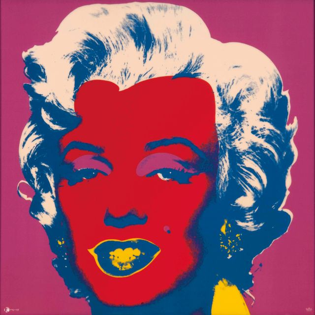 Andy Warhol — Мэрилин: Красно - розовая