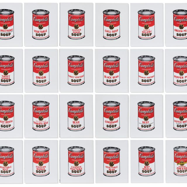 Andy Warhol — Энди Уорхол, "32 банки супа Кэмпбелл", 1962