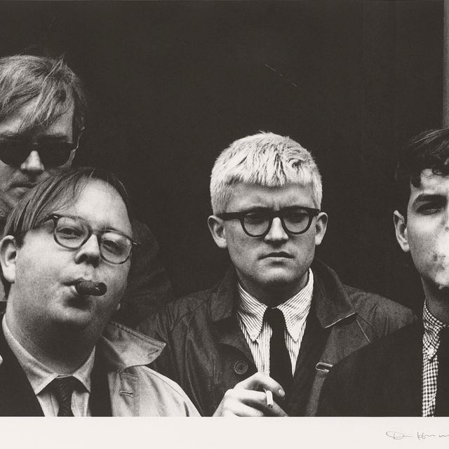 Andy Warhol — Энди Уорхол, Генри Гелдзалер, Дэвид Хокни и Джефф Гудман из "Портфолио Гелдзалера", 1998