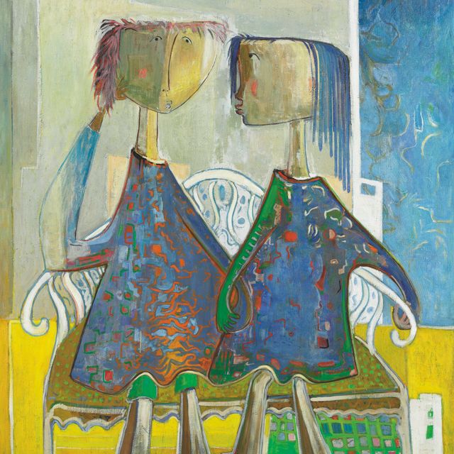 Angel Botello — Пара в голубом