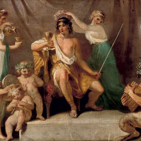 Angelica Kauffmann — Аполлон и музы на горе Парнас