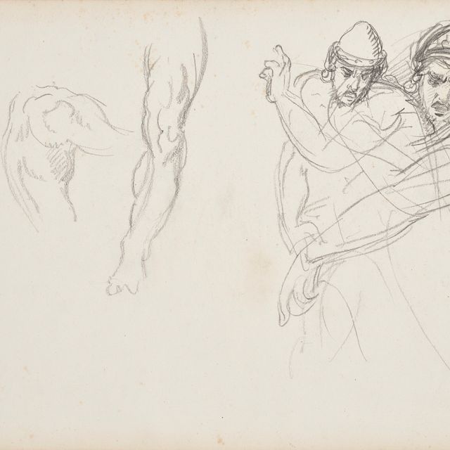 Anne Louis Girodet — Этюд о человеке в шлеме, еще одна реприза наедине