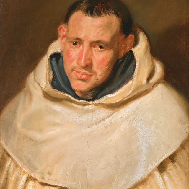 Anthony van Dyck — Портрет монаха-кармелита, голова и плечи