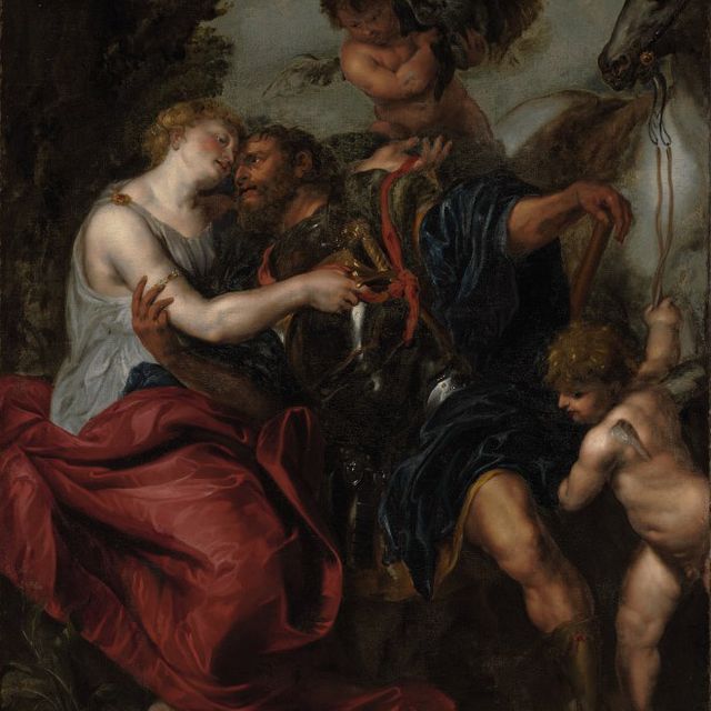 Anthony van Dyck — Венера обезоруживает Марс