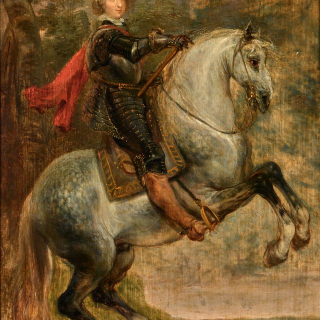 Anthony van Dyck — Портрет- квест для военного коменданта в доспехах на Красном мысе, арендатора крепости