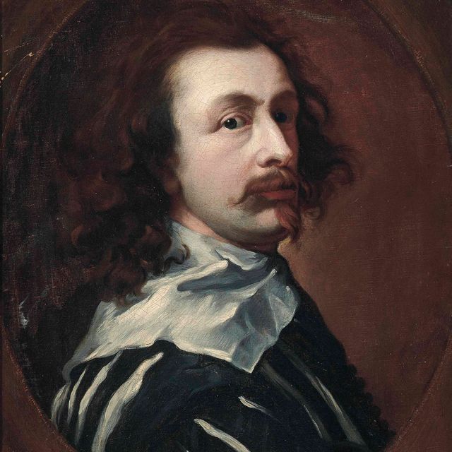 Anthony van Dyck — Портрет художника, во весь рост, в искусственном овале
