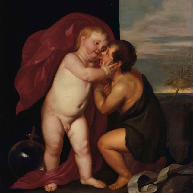 Anthony van Dyck — Младенец Христос и святой Иоанн