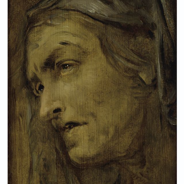 Anthony van Dyck — Исследование головы пожилой женщины