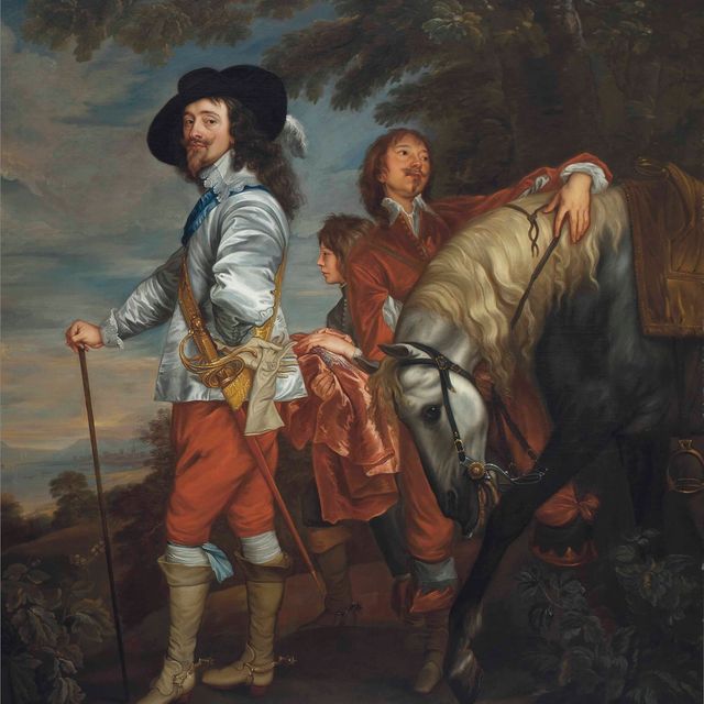 Anthony van Dyck — Карл I на охоте с лордом Гамильтоном