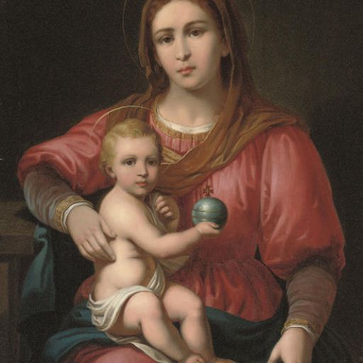Anton Raphael Mengs — Мадонна с младенцем