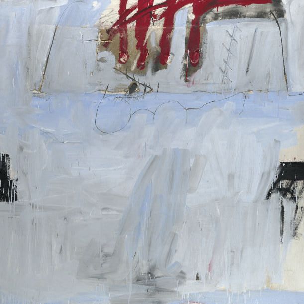Antoni Tàpies — Блау-амб - четыре барреса-рожеса