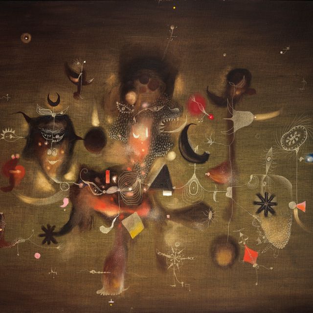 Antoni Tàpies — Лос-охос-дель-фоллахе (Глаза листвы)