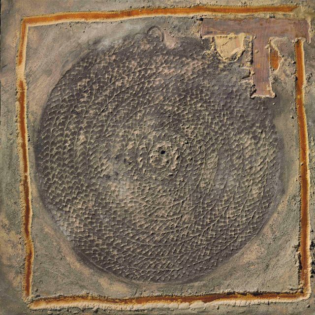 Antoni Tàpies — Змея в квадрате (Serp dins un quadrat)