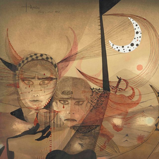 Antoni Tàpies — Двое персонажей и торо