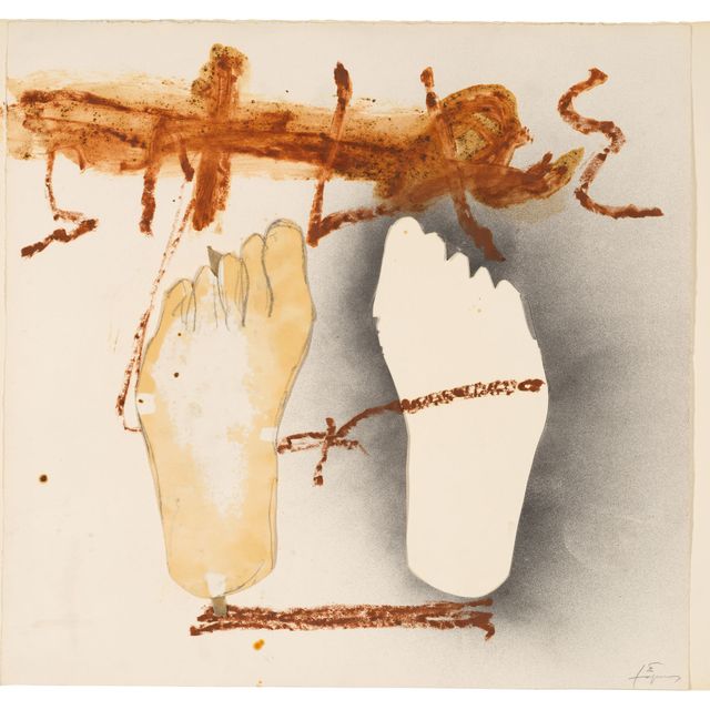 Antoni Tàpies — Дос пеус (два фута)