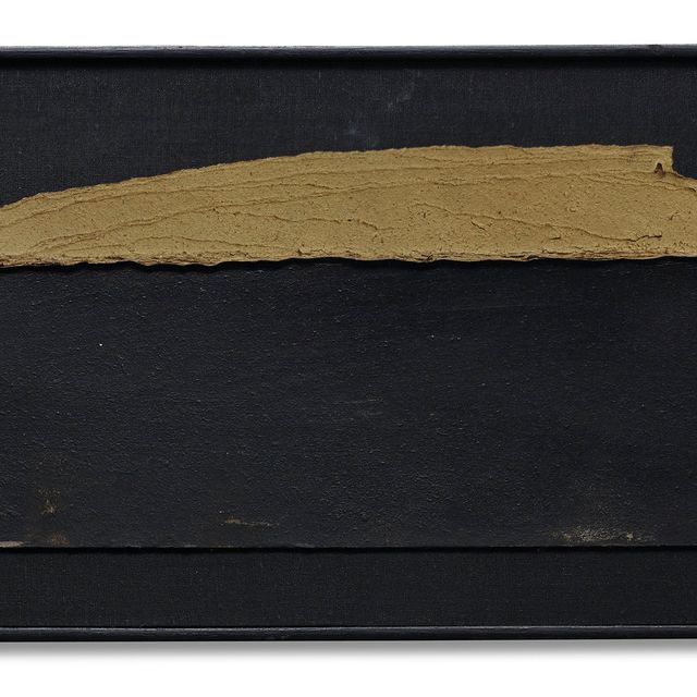 Antoni Tàpies — Французская картонная пинтада в негритянском стиле