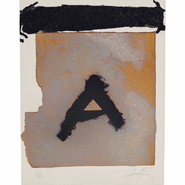 Antoni Tàpies — Жан Дайв, Тапиес, репортер, Париж, Главный редактор, 1981 (Гальфетти, 525-529)