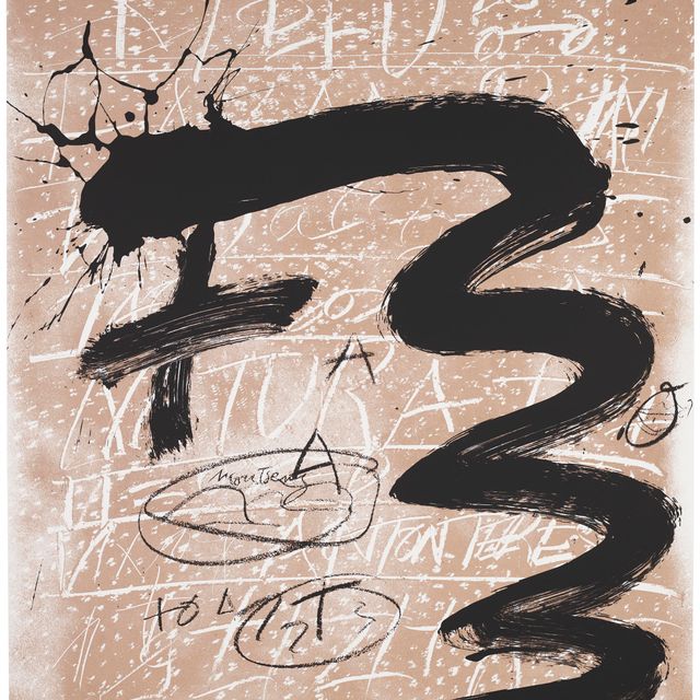 Antoni Tàpies — Без названия , от: Columbus - В поисках нового завтрашнего дня
