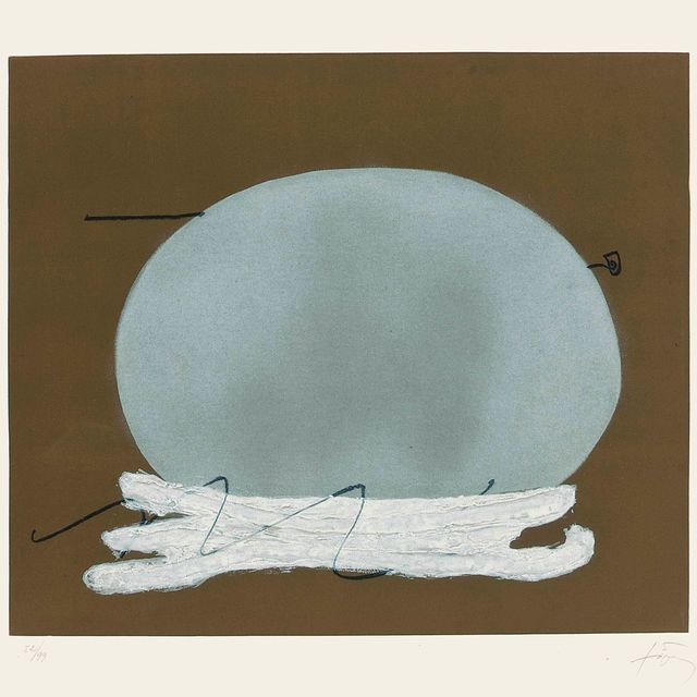 Antoni Tàpies — Овальный и блан