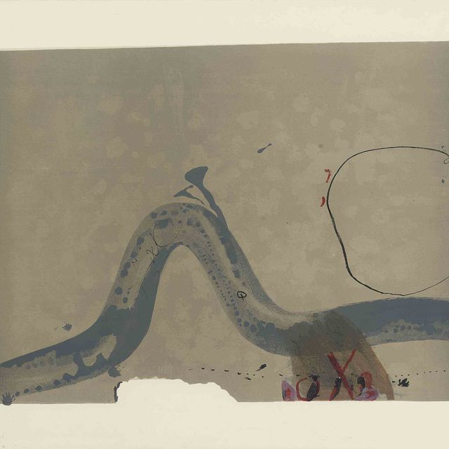 Antoni Tàpies — Фото V из папки с семью гравюрами (Гальфетти, 34)