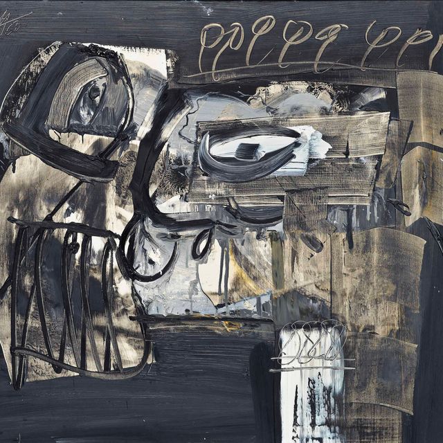 Antonio Saura — Ретрато 86 (автопортрет)