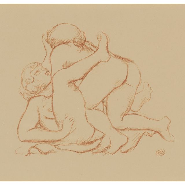 Aristide Maillol — Две литографии