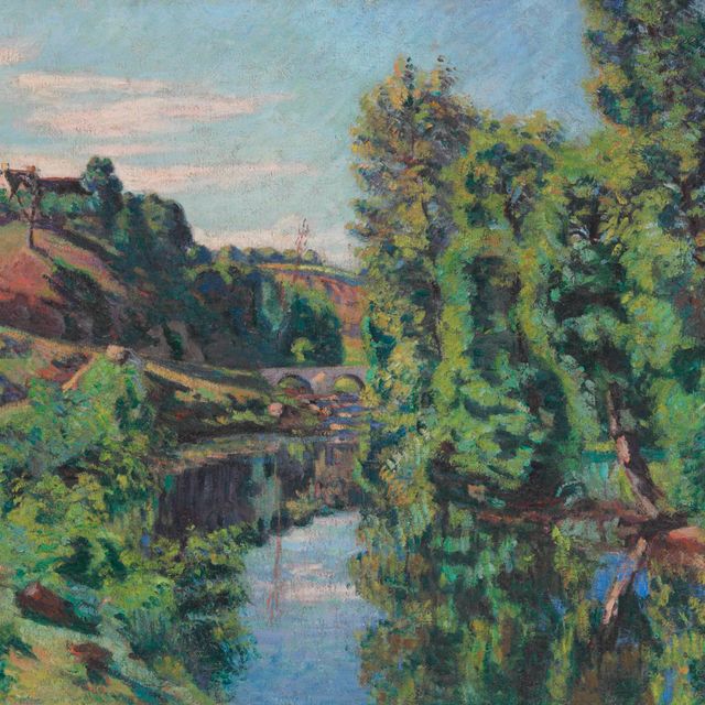 Armand Guillaumin — Улица дюпон-Шарро, Крез