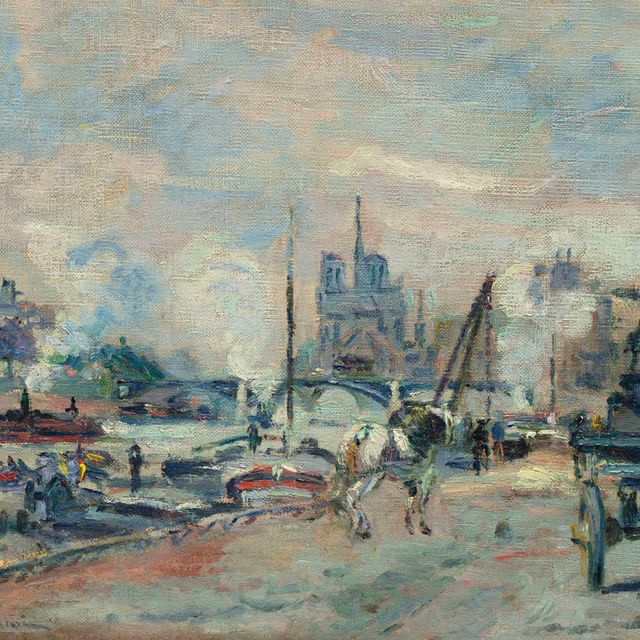 Armand Guillaumin — Собор Парижской Богоматери на набережной