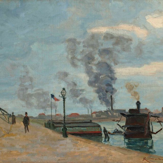 Armand Guillaumin — Набережная ла-сцены в Париже, Иль-де-Франс