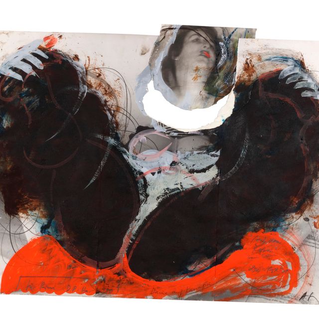 Arnulf Rainer — Дама в канапе (из серии "Фрауэнгеспраше")