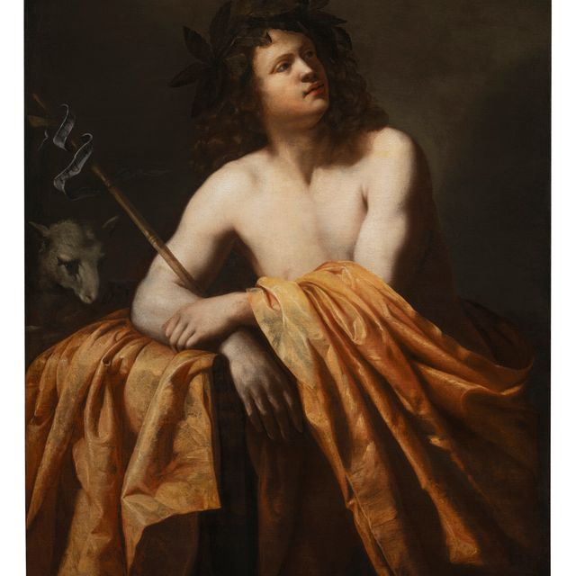 Artemisia Gentileschi — Святой Иоанн Креститель в пустыне