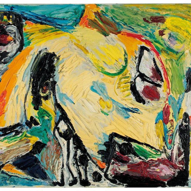 Asger Jorn — Hungriger Vogel (Голодная птица)