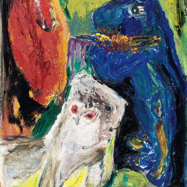 Asger Jorn — Композиция "Мед угле ог фабельдир"