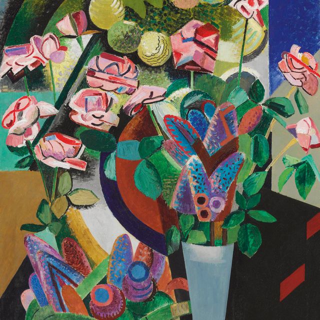 Auguste Herbin — Смерть природы в вазе с цветами