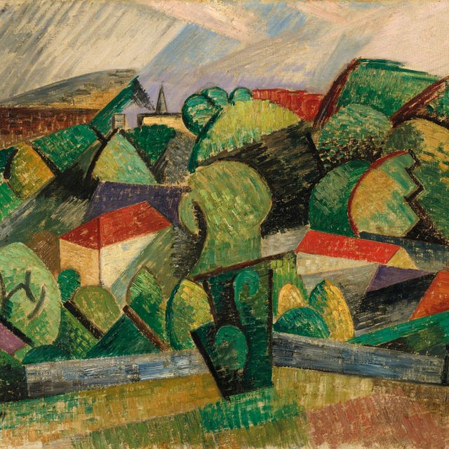 Auguste Herbin — Деревня пре-дю-Като