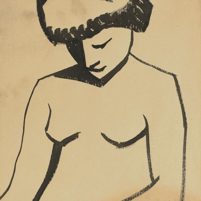Auguste Herbin — Новая женщина в бюсте