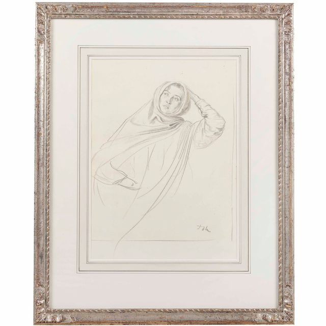 Augustus John — Дорелия, одетая в головной платок