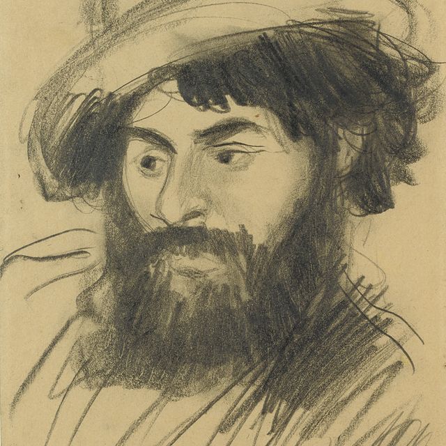 Augustus John — Портрет бородатого мужчины в шляпе, традиционно идентифицируемого как художник