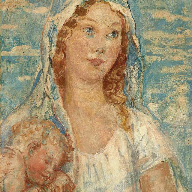 Augustus John — Портрет Грейс в образе Мадонны