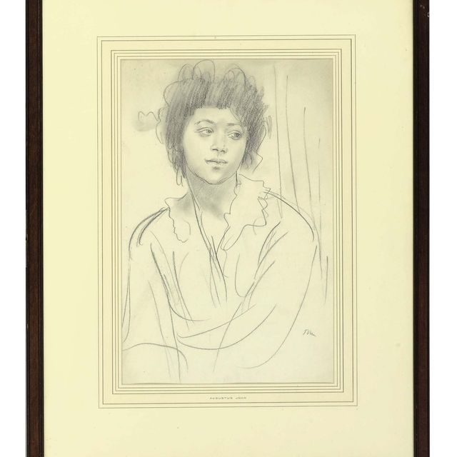 Augustus John — Портретный этюд молодой женщины