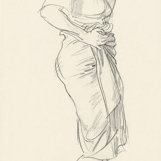Augustus John — Дорелия стояла