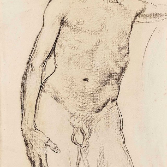 Augustus John — Обнаженный мужчина