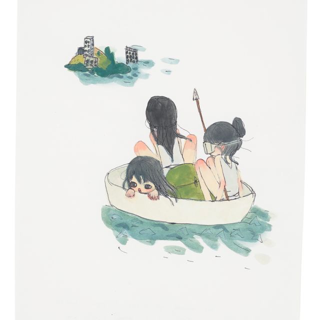 Aya Takano — мы собираемся отправиться на острова шипья (эпоха городов уходит на дно океана).