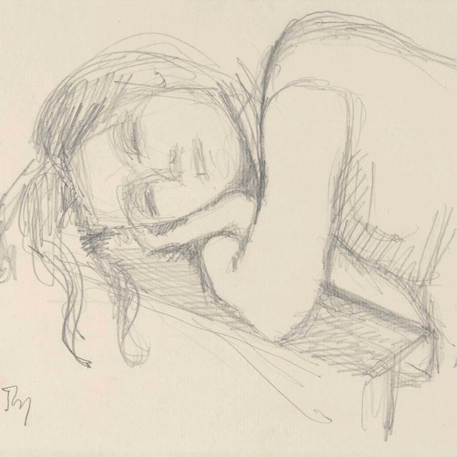 Balthus — Молодая девушка с разбитой задницей