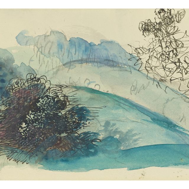Balthus — Оплата, проект декора для спальни с Антуанеттой в Ватвиле на вилле "Флер д'О"