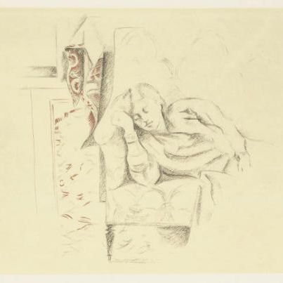 Balthus — Женская аллонжея от Dessins